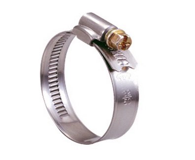 Хомут нержавейка, червячный, 40-60мм