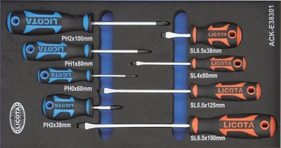 Набор отверток профессиональных 8пр. EVA