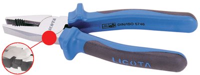 Плоскогубцы комбинированные с боковыми кусачками 180мм