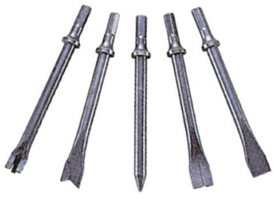 Набор зубил для пневмомолотка 5 предметов 175мм