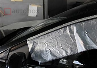 Маскировочная пленка со скотчем, ширина 1500мм, длина 15м (9мкм), 20шт