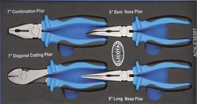 Набор шарнирно-губцевого инструмента 4пр. EVA