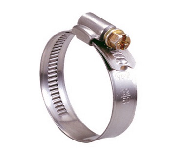 Хомут нержавейка, червячный, 30-45мм