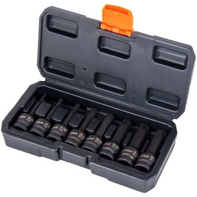 Набор головок ударных 1/2" TORX, 8 шт,T30-T80