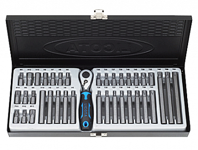 Набор бит с трещоткой 38пр