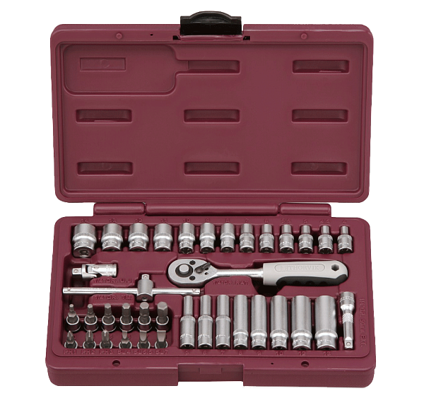 UTS0038 Набор инструмента 1/4"DR, 38 предметов