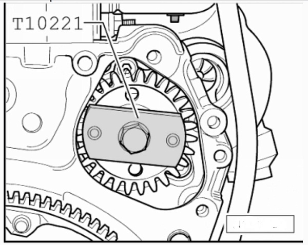 Набор приспособлений для замены водяной помпы VAG (T5 & Touareg)
