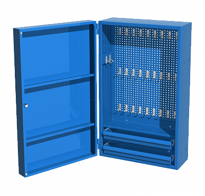 Шкаф инструментальный навесной с двумя ящиками