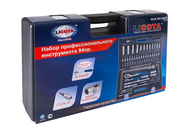 Набор инструмента 1/2" и 1/4" 94 предмета