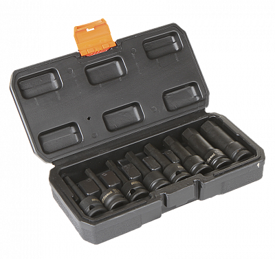Набор головок ударных 1/2" HEX, 8 шт, H6-H19