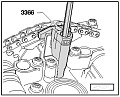 Приспособление для установки гидронатяжителя цепи VAG