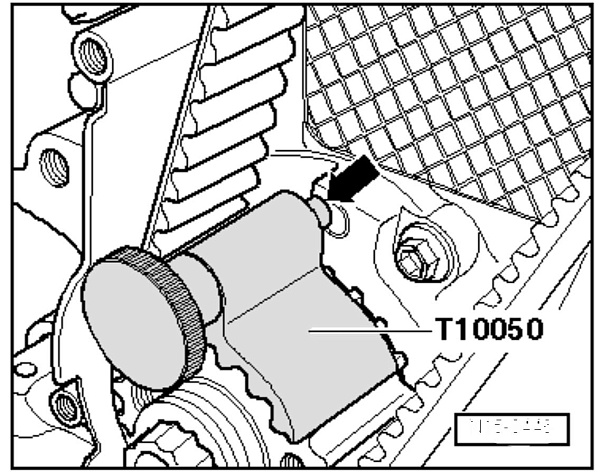 Приспособление для фиксации коленвалов VAG