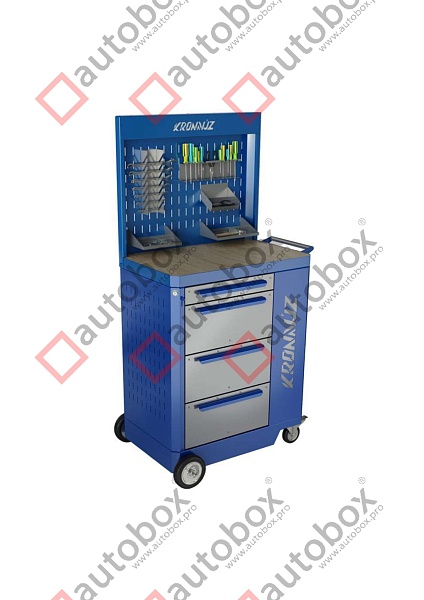 Инструментальная тележка с навесным экраном