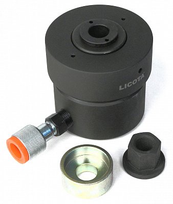 Гидравлический цилиндр 17 тонн для демонтажа форсунок с переходным адаптером и гайкой