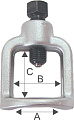Съемник шаровых соединений "стакан" 29мм