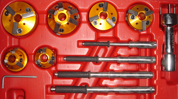 Набор зенкеров регулируемых для расточки седел клапанов