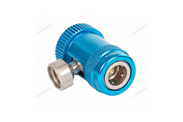 Муфта быстросъемная R134a низкое давление, синяя