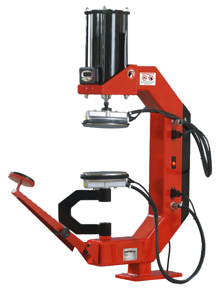 Вулканизатор настольный, пневматический привод, два нагревателя, 1200Вт