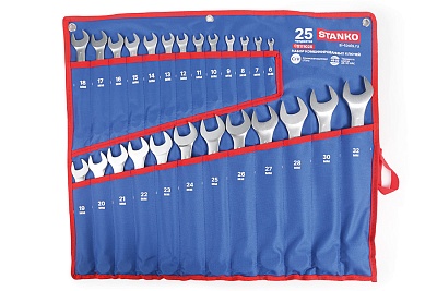 Набор ключей комбинированных 25 предметов (6-32 мм)