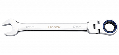 Ключ комбинированный трещоточный гибкий 72 зуба 18мм