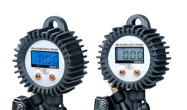 Пистолет для подкачки колес с цифровым манометром