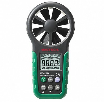 Цифровой анемометр для измерения скорости потока воздуха