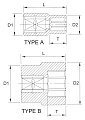 Головка торцевая 12гр. 1/4" 11мм