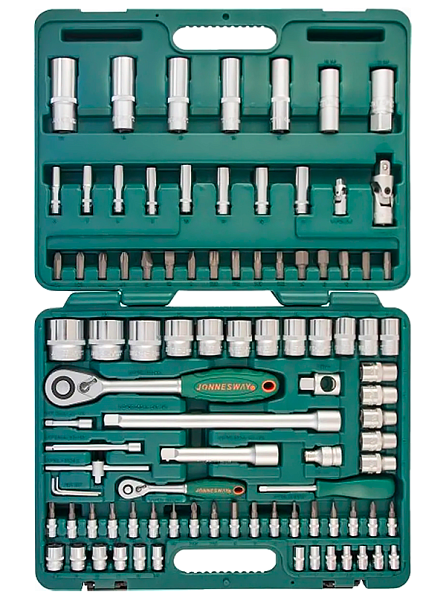 S04H52494S Набор инструмента универсальный 1/4", 1/2"DR, 94 предмета