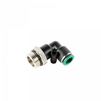 Уголок M3/8" цанга 8 мм, с уплотнением, пластм. корпус