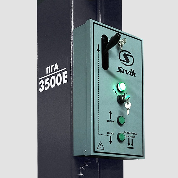 Подъемник двухстоечный, электрогидравлический, г/п 3.5 т, асимметричный