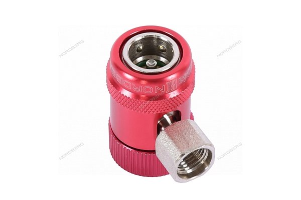 Муфта быстросъемная R134a высокое давление, красная
